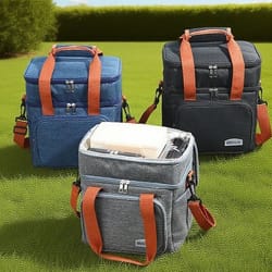 double layer thermal picnic lunch bag
