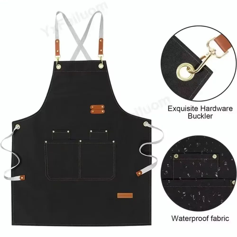 Waterproof Professional Work Apron With Pockets 3