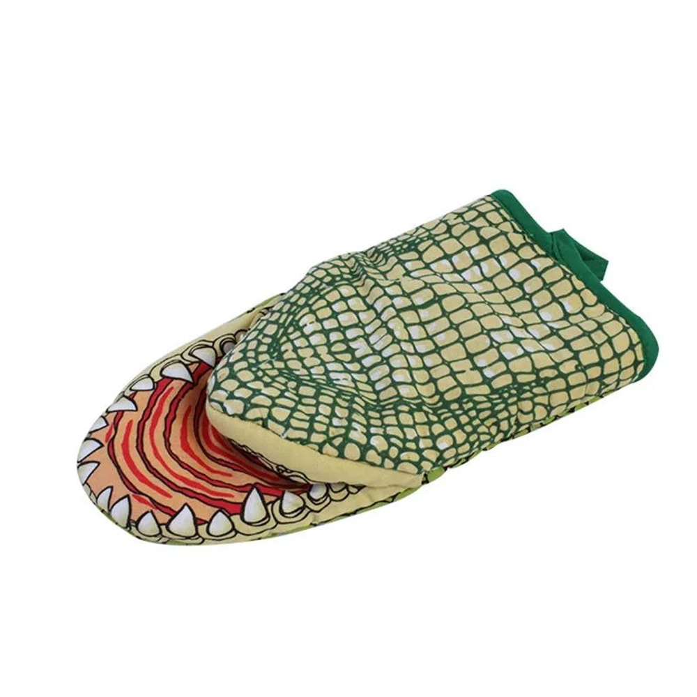 Cute Crocodile Microwave Oven Insulation Gloves 2 Pcs 5