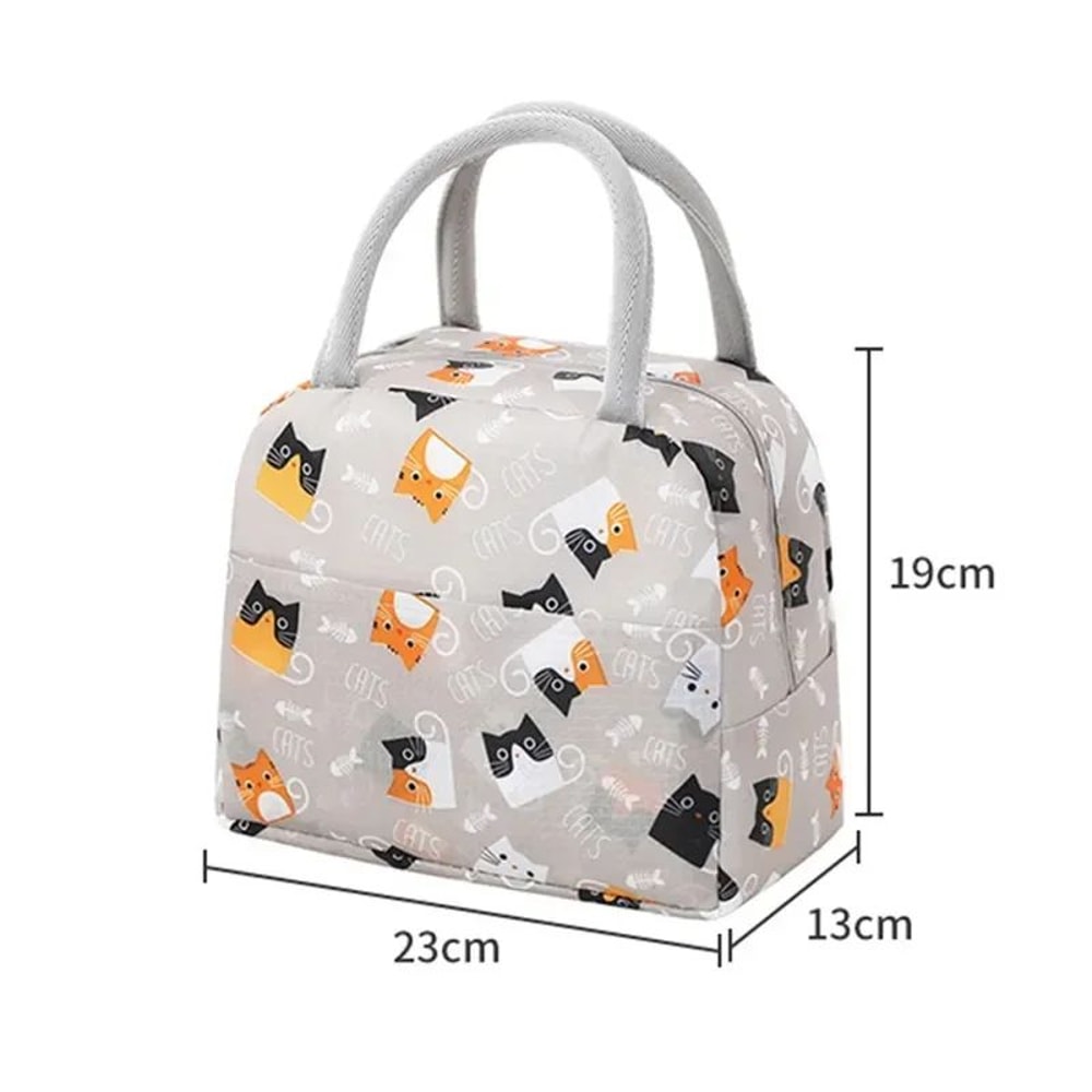 Cartoon Insulated Lunch Tote Bag 5
