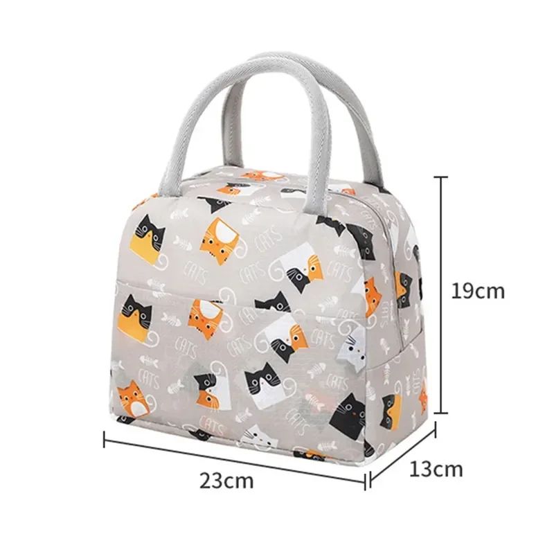 Cartoon Insulated Lunch Tote Bag 5