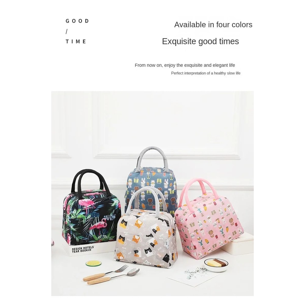 Cartoon Insulated Lunch Tote Bag 11