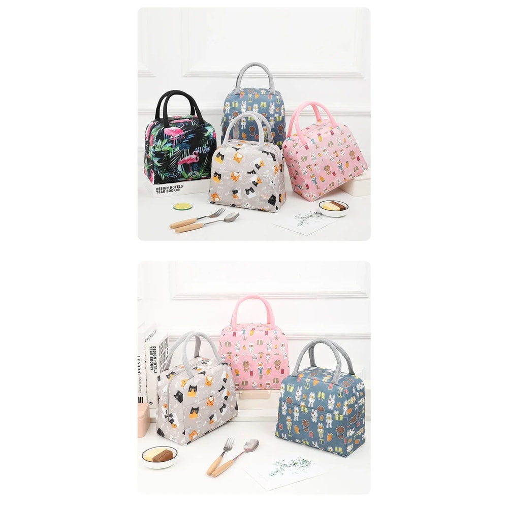 Cartoon Insulated Lunch Tote Bag 13