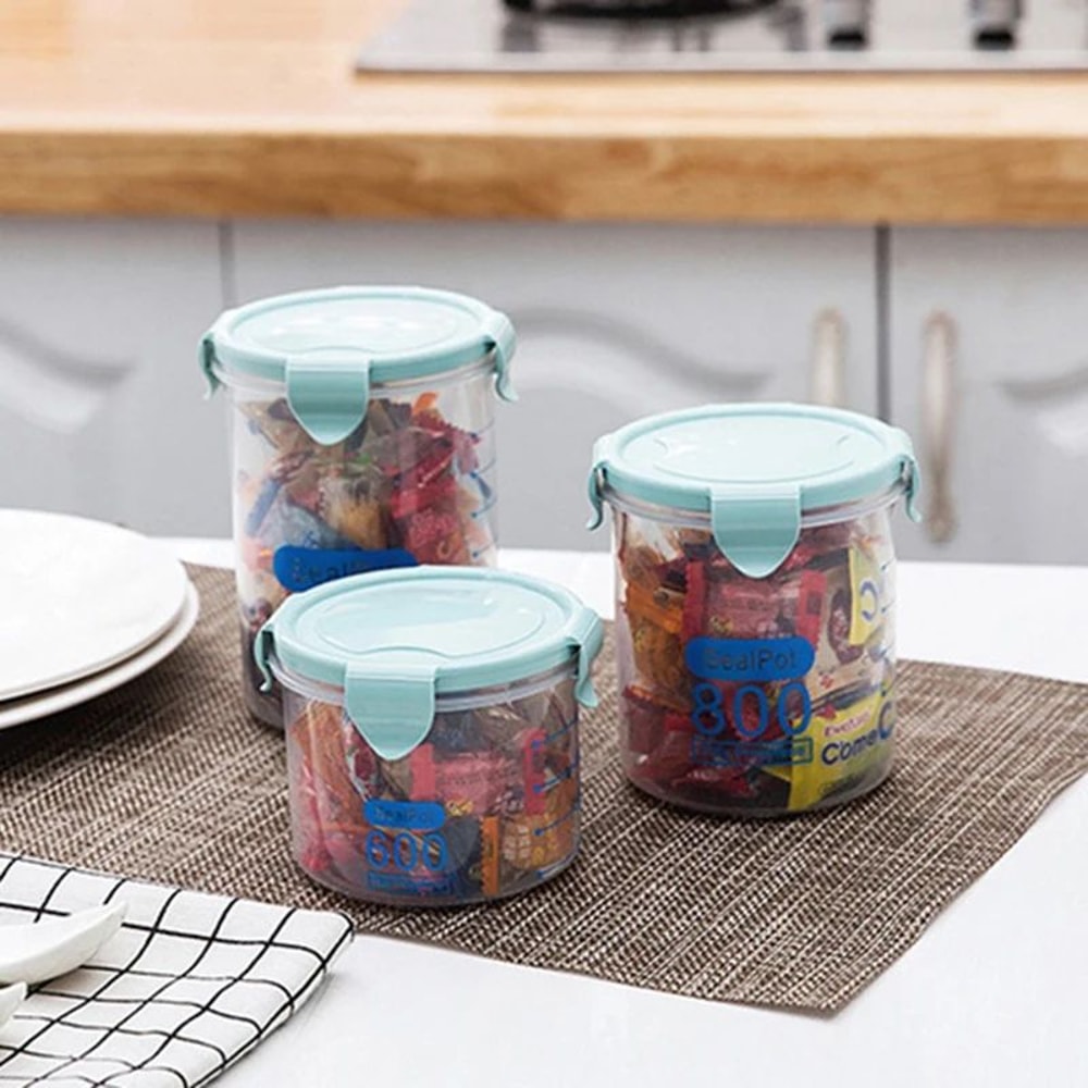 Airtight Kitchen Storage Jar Set 4