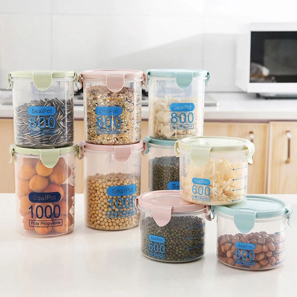 Airtight Kitchen Storage Jar Set 7