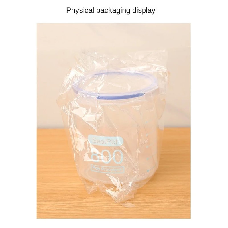 Transparent Airtight Food Storage Jar Set 8