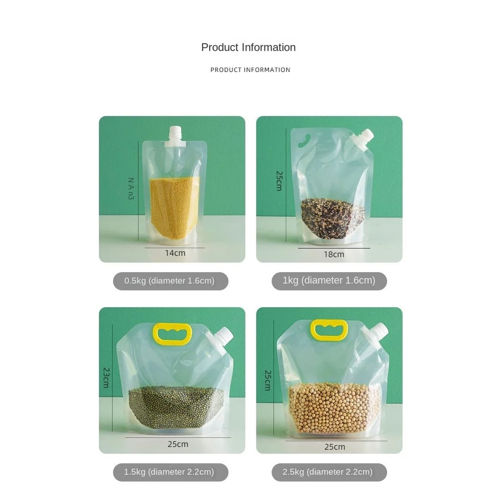 Airtight Grain Storage Pouch Set 7