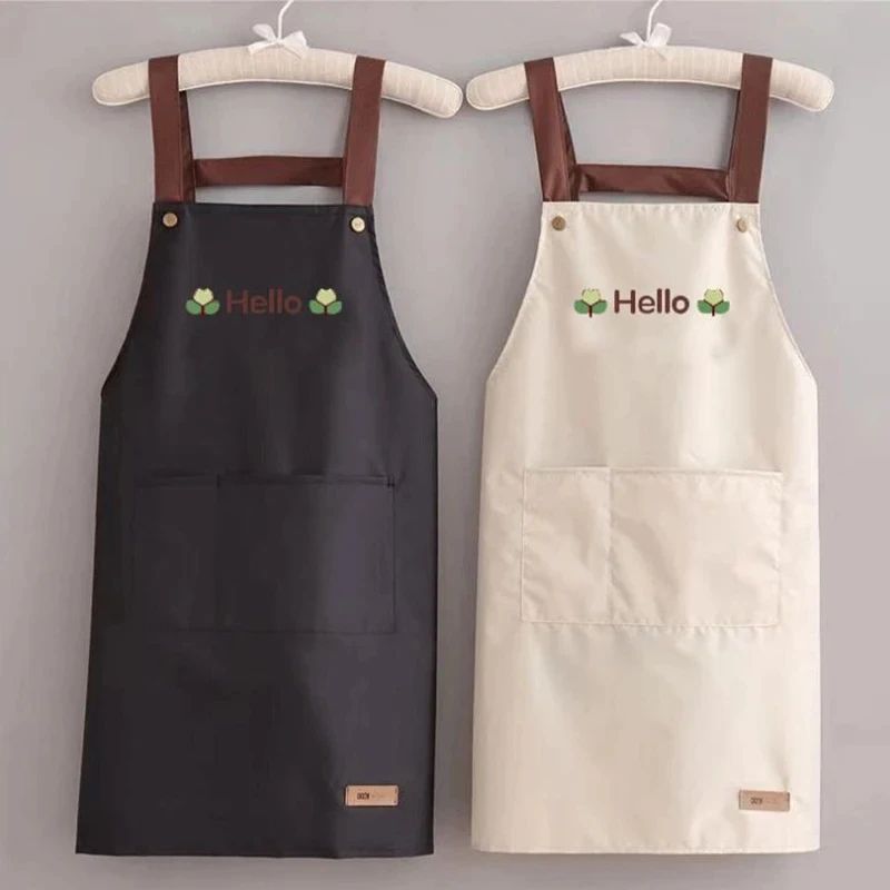Hello Print Waterproof Kitchen Apron 0