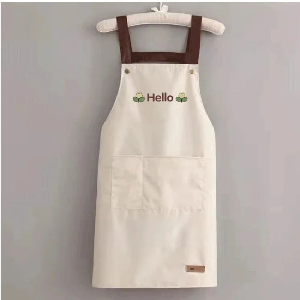 Hello Print Waterproof Kitchen Apron 3
