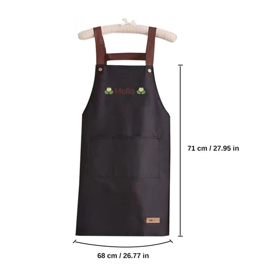 Hello Print Waterproof Kitchen Apron 5