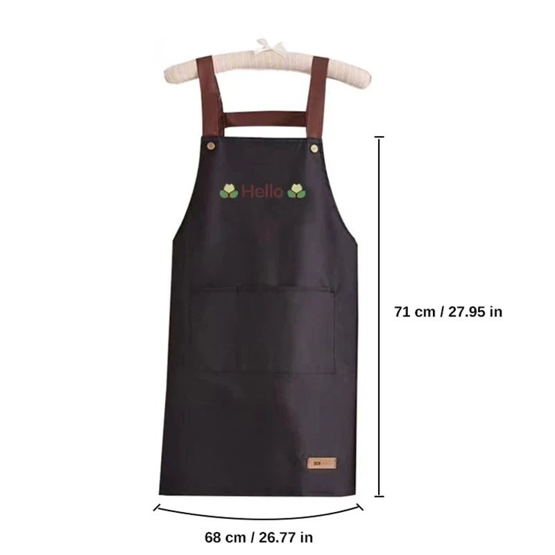 Hello Print Waterproof Kitchen Apron 5