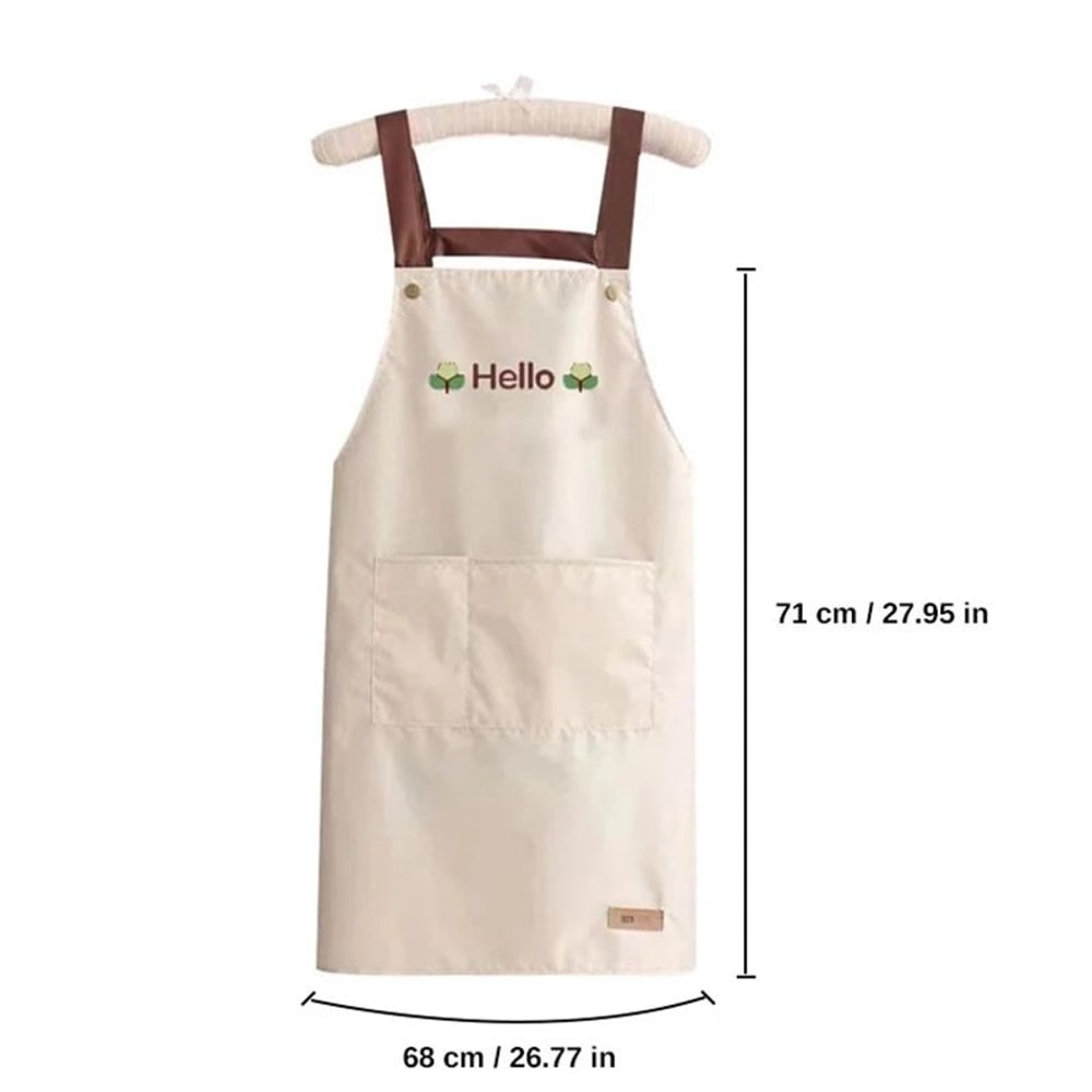 Hello Print Waterproof Kitchen Apron 7