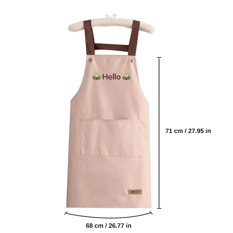 Hello Print Waterproof Kitchen Apron 8
