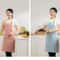 Striped Cotton Japanese Style Apron 6
