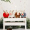 Felt Christmas Elk Tree Ornament Set 5