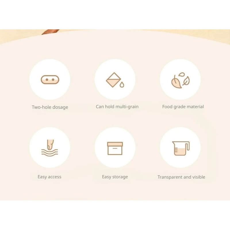 Transparent Airtight Dry Food Storage Container 7