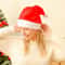 Long Plush Santa Christmas Hat 1
