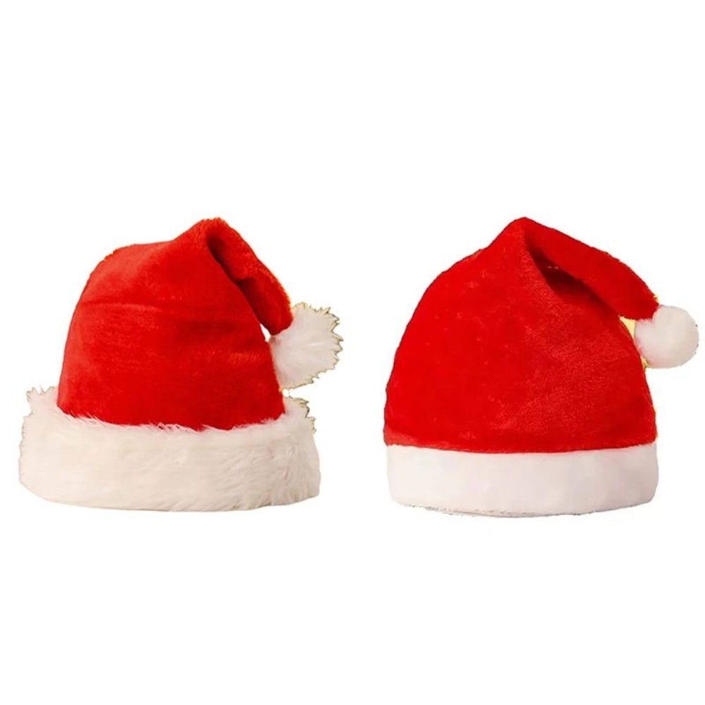 Long Plush Santa Christmas Hat 8