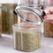 Striped Airtight Grain Storage Jar 5