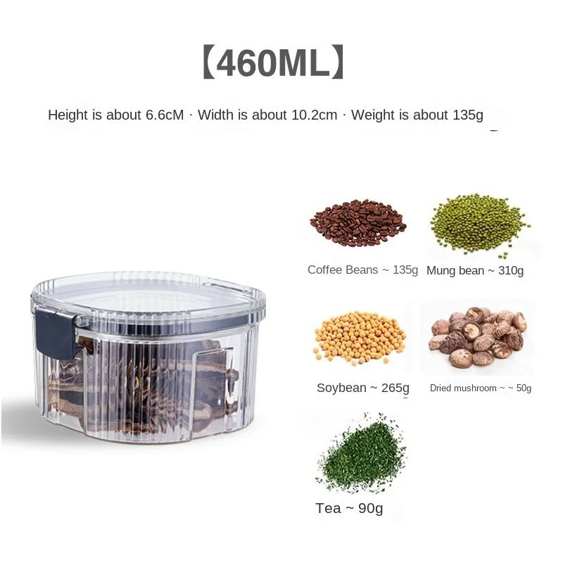 Striped Airtight Grain Storage Jar 7