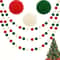 Christmas Hanging Pom Pom Ball Set 0