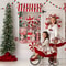 Christmas Hanging Pom Pom Ball Set 4