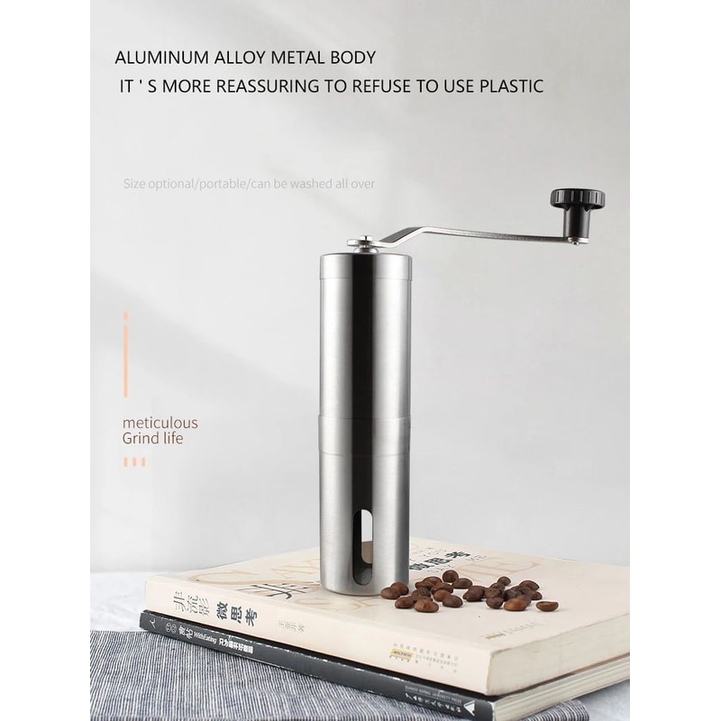 Manual Stainless Steel Coffee Grinder 6