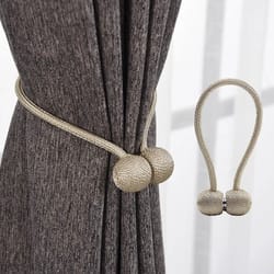 magnetic pearl curtain tieback clip