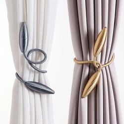 plush alloy curtain tieback rope