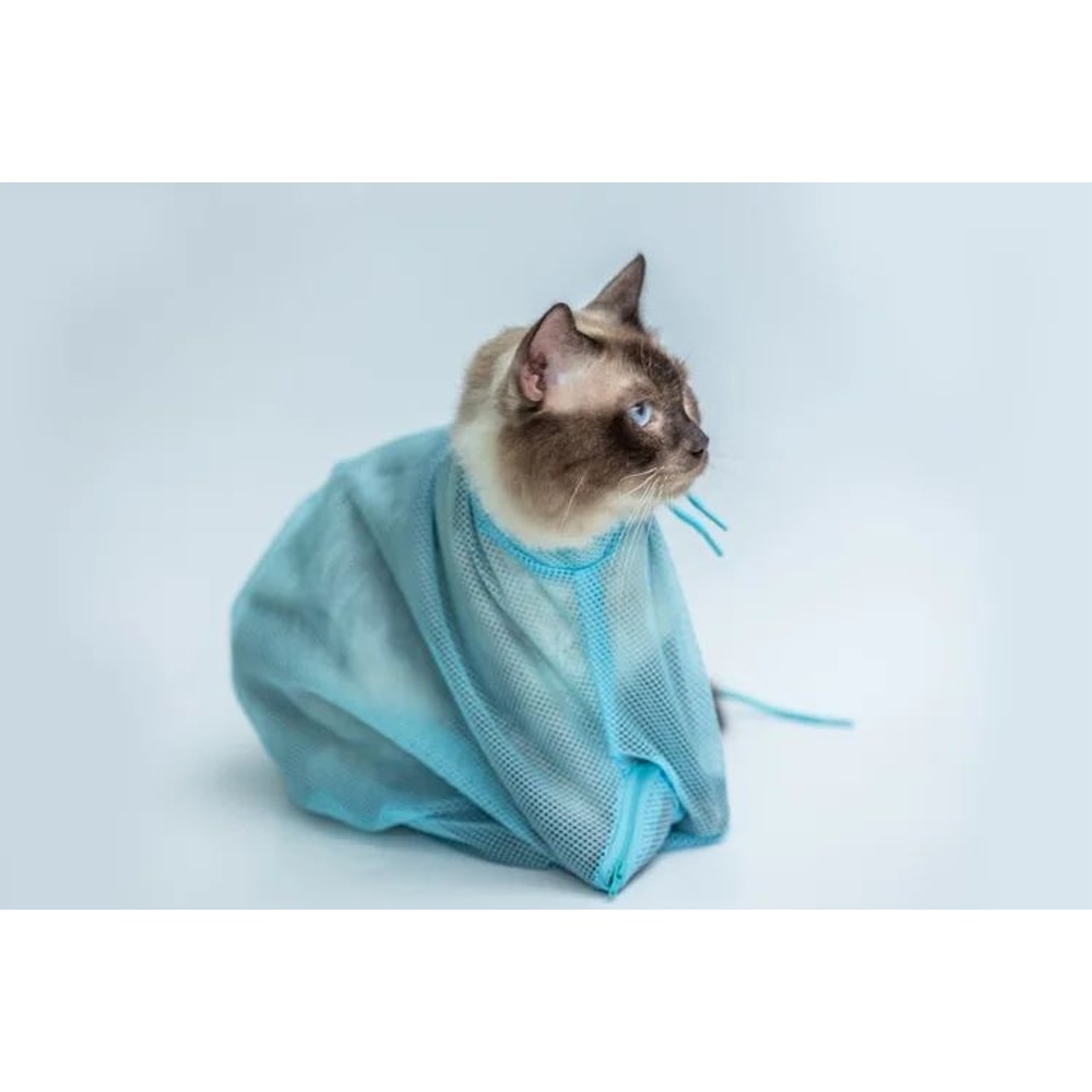 Mesh Cat Grooming Bath Restraint Bag 5