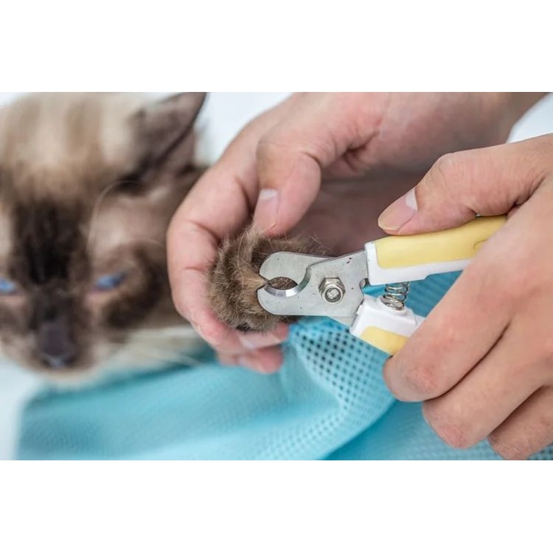 Mesh Cat Grooming Bath Restraint Bag 6