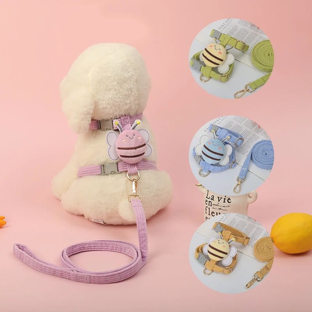 Escape Proof Mesh Cat Harness Leash Set 2