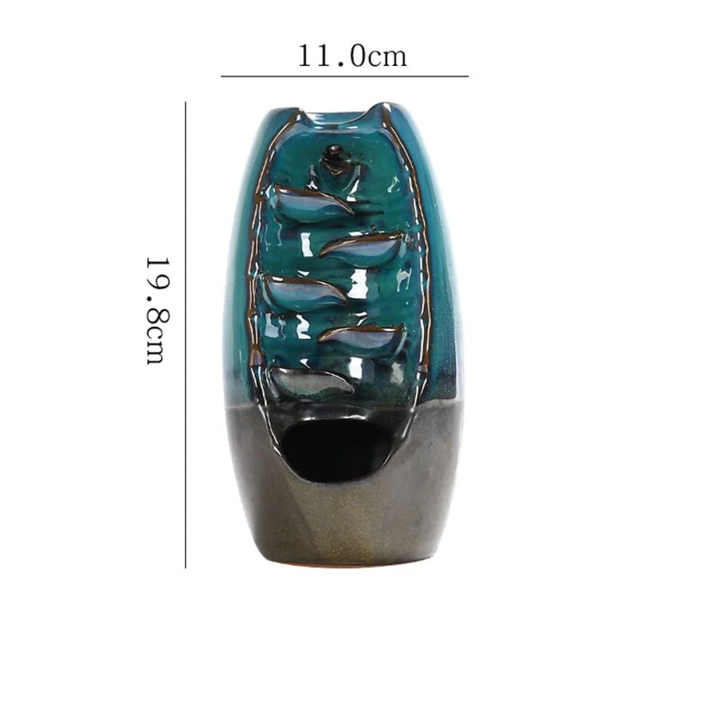 Ceramic Waterfall Incense Burner Set 5