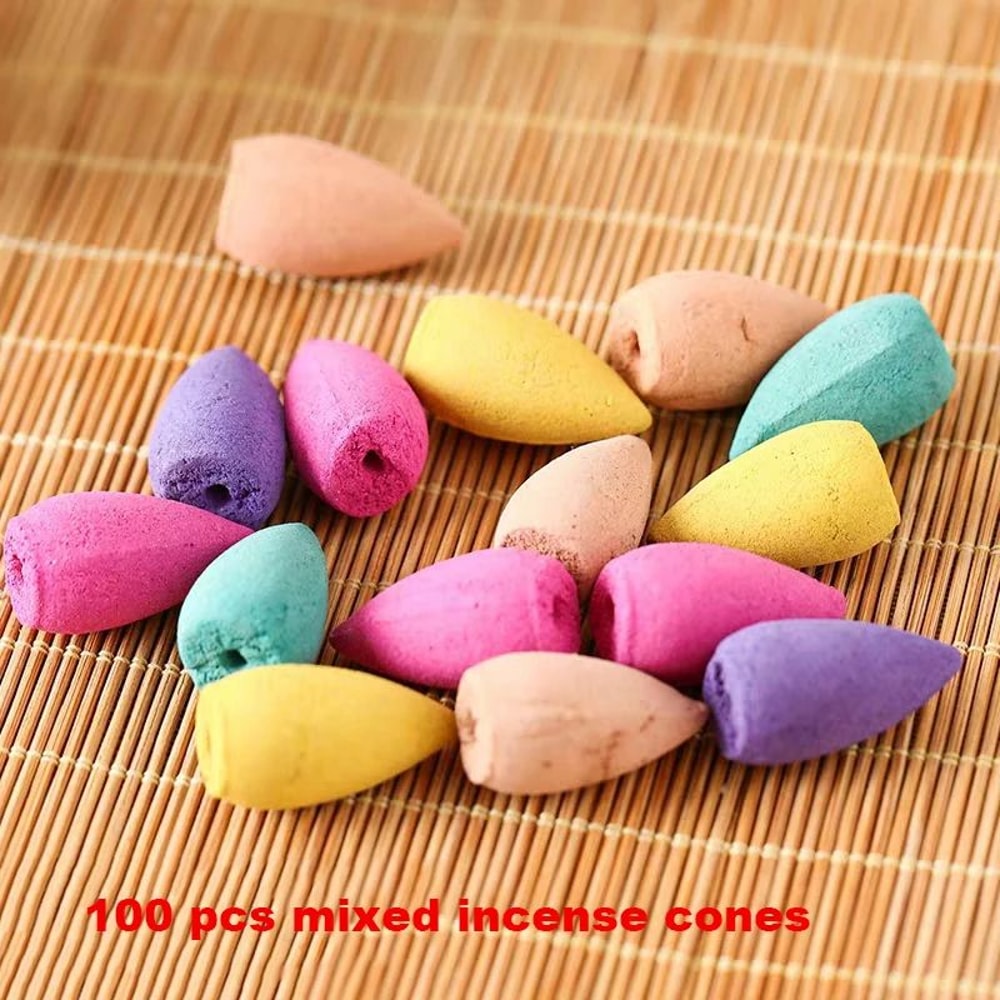 Ceramic Waterfall Incense Burner Set 10