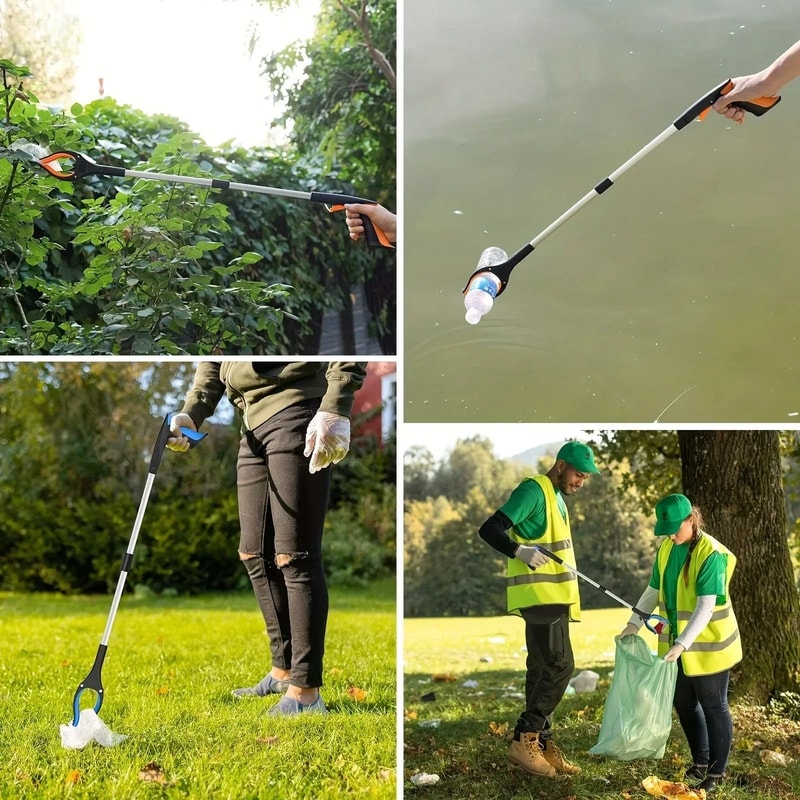 32 Inch Rotating Garbage Picker Gripper 6