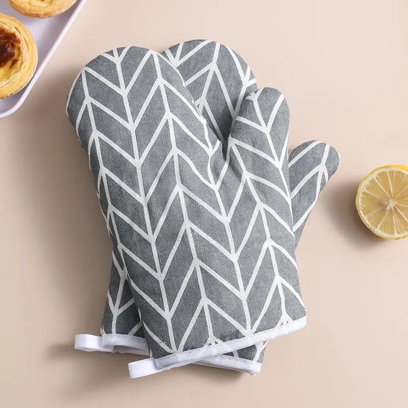 Heat Resistant Insulated Oven Gloves Set 9
