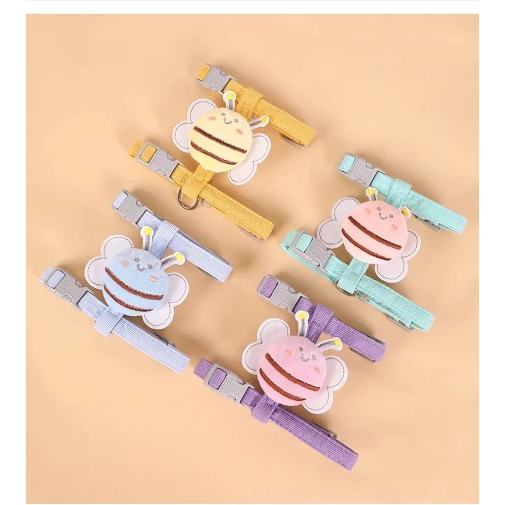 Cartoon Bee Cat Harness Leash Set 7