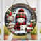 Snowman Acrylic Christmas Wreath Centerpiece 3