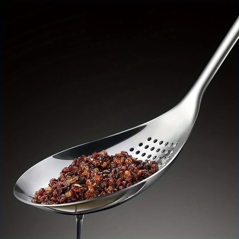 Stainless Steel Colander Skimmer Spoon 7