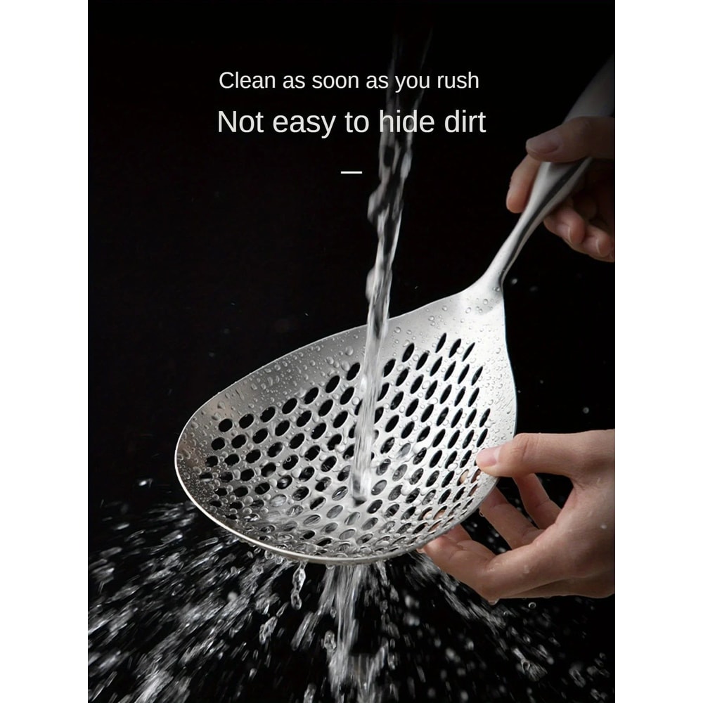 Stainless Steel Colander Skimmer Spoon 9