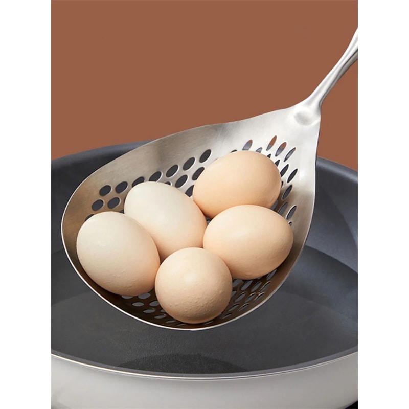 Stainless Steel Colander Skimmer Spoon 13