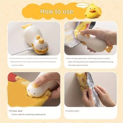 cute duck rechargeable bag sealer