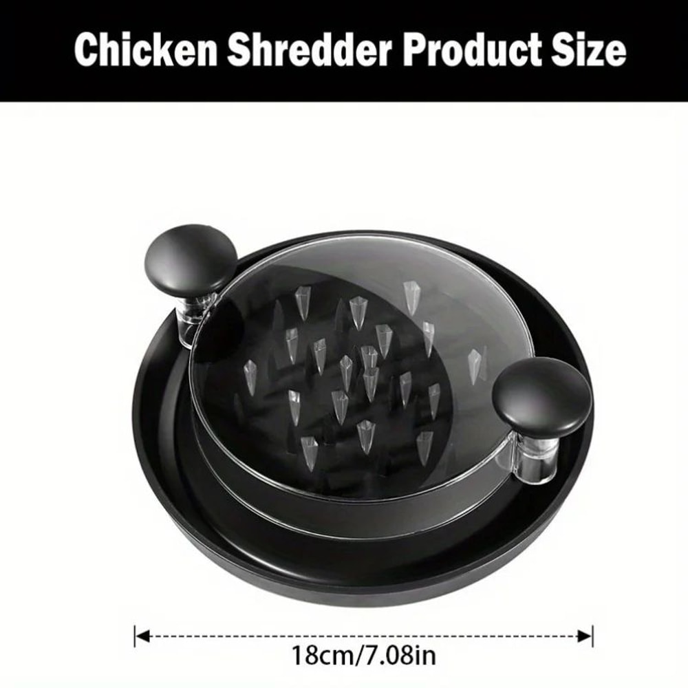 Rotating Chicken Shredder With Transparent Lid 1