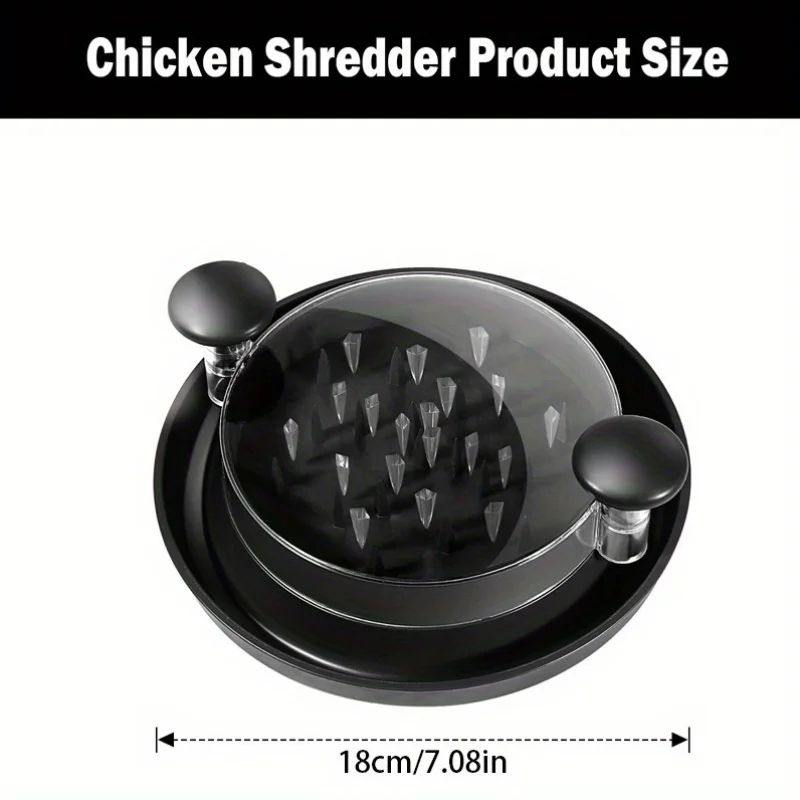 Rotating Chicken Shredder With Transparent Lid 1