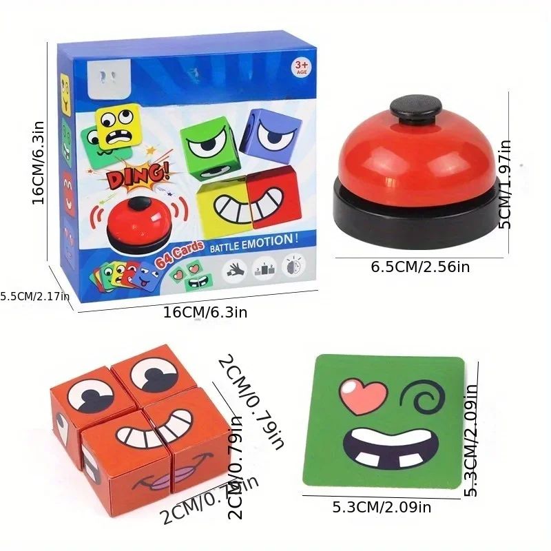 Kids Face Change Expression Puzzle Cube 2