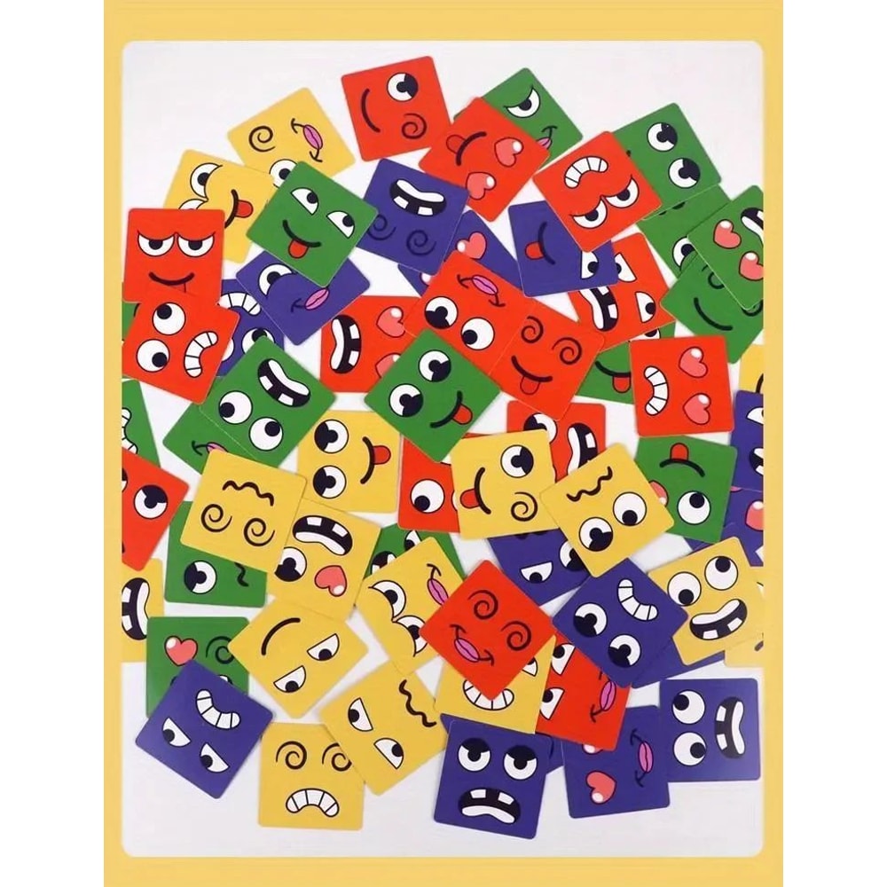 Kids Face Change Expression Puzzle Cube 7