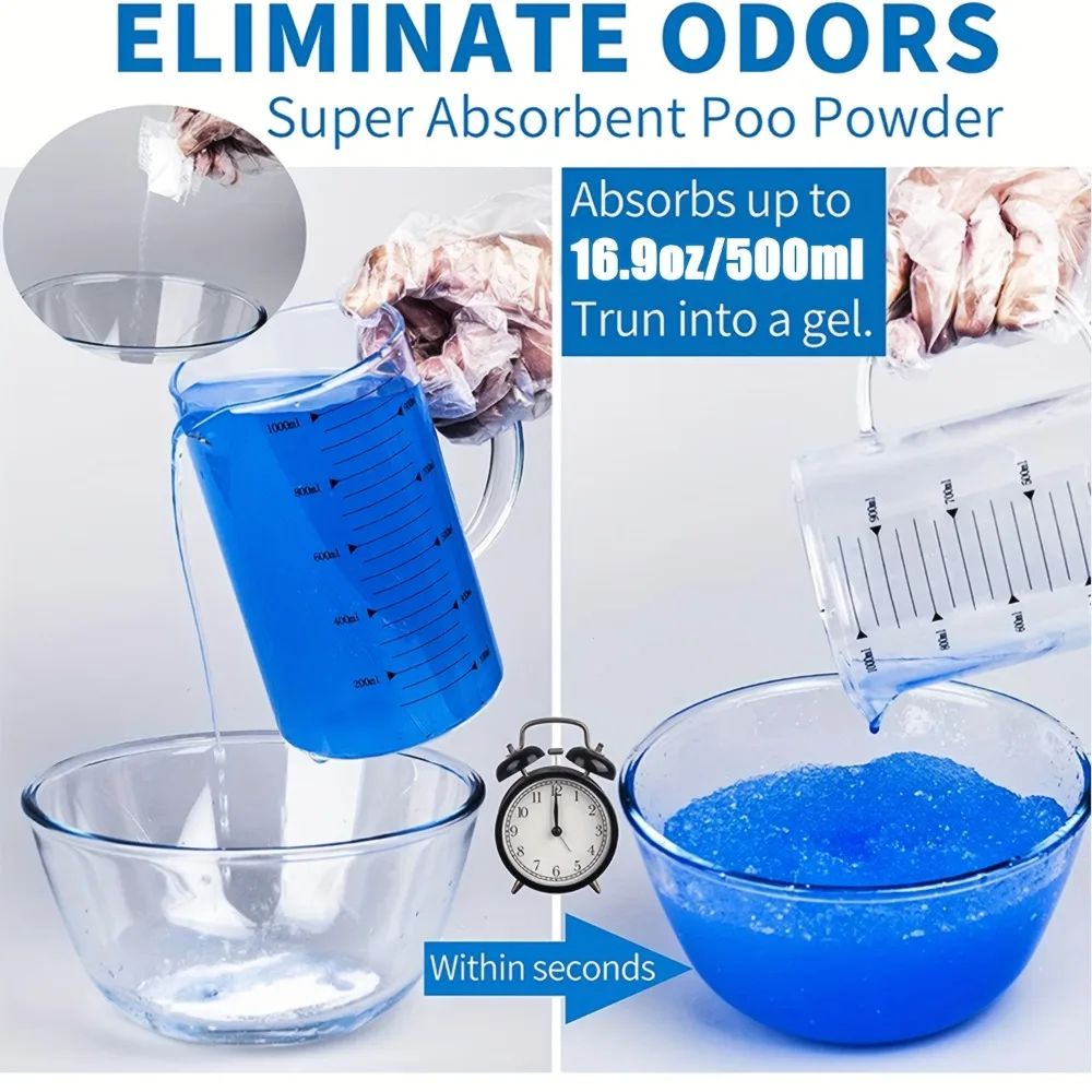 Portable Camping Toilet Deodorizer Gel Packs 1