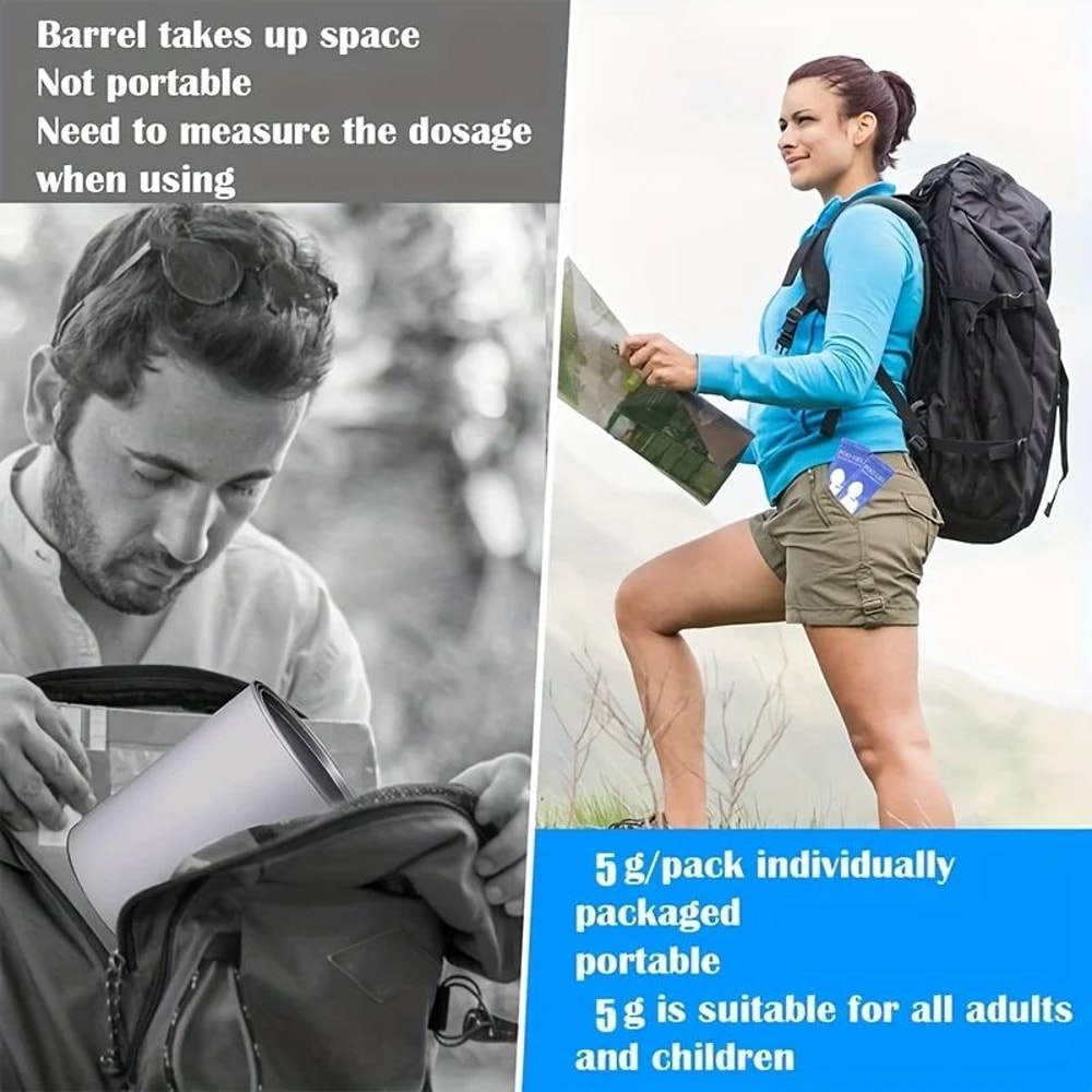 Portable Camping Toilet Deodorizer Gel Packs 6