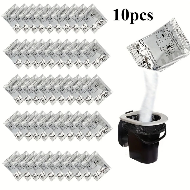 Portable Camping Toilet Deodorizer Gel Packs 8