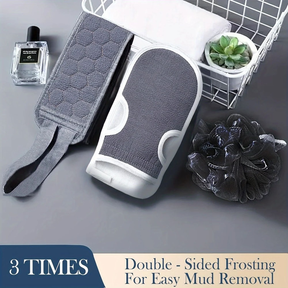 Exfoliating Body Scrubber Bath Set 6